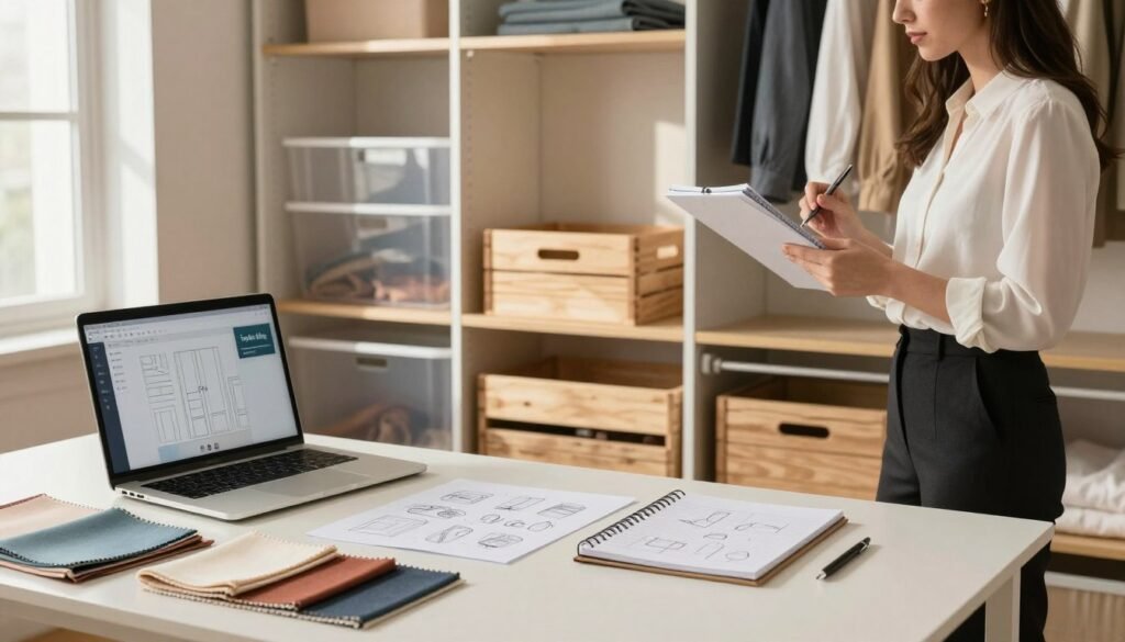 closet makeover planning
